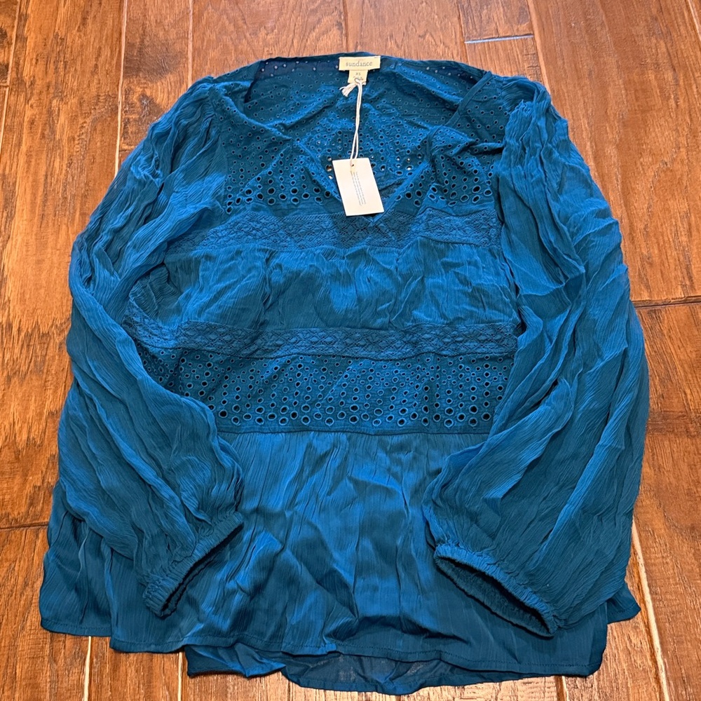 Sundance Teal Blouse